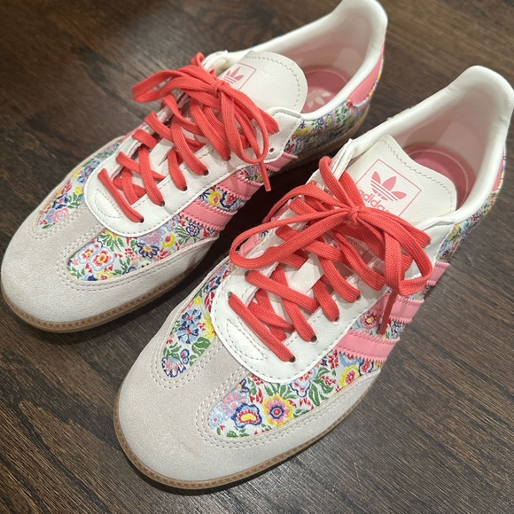 Adidas x Liberty Samba OG Liberty London Print Sneakers - Picture 5 of 7